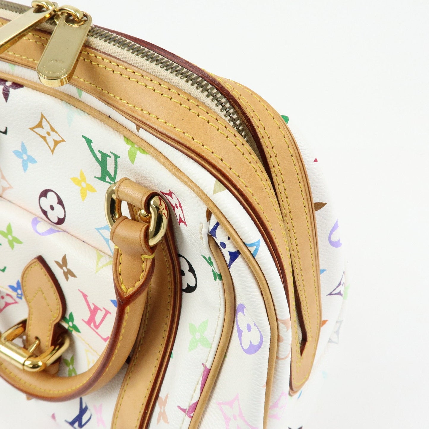 Louis Vuitton Monogram Multicolor Priscilla Hand Bag Blanc M40096【Pre-order】