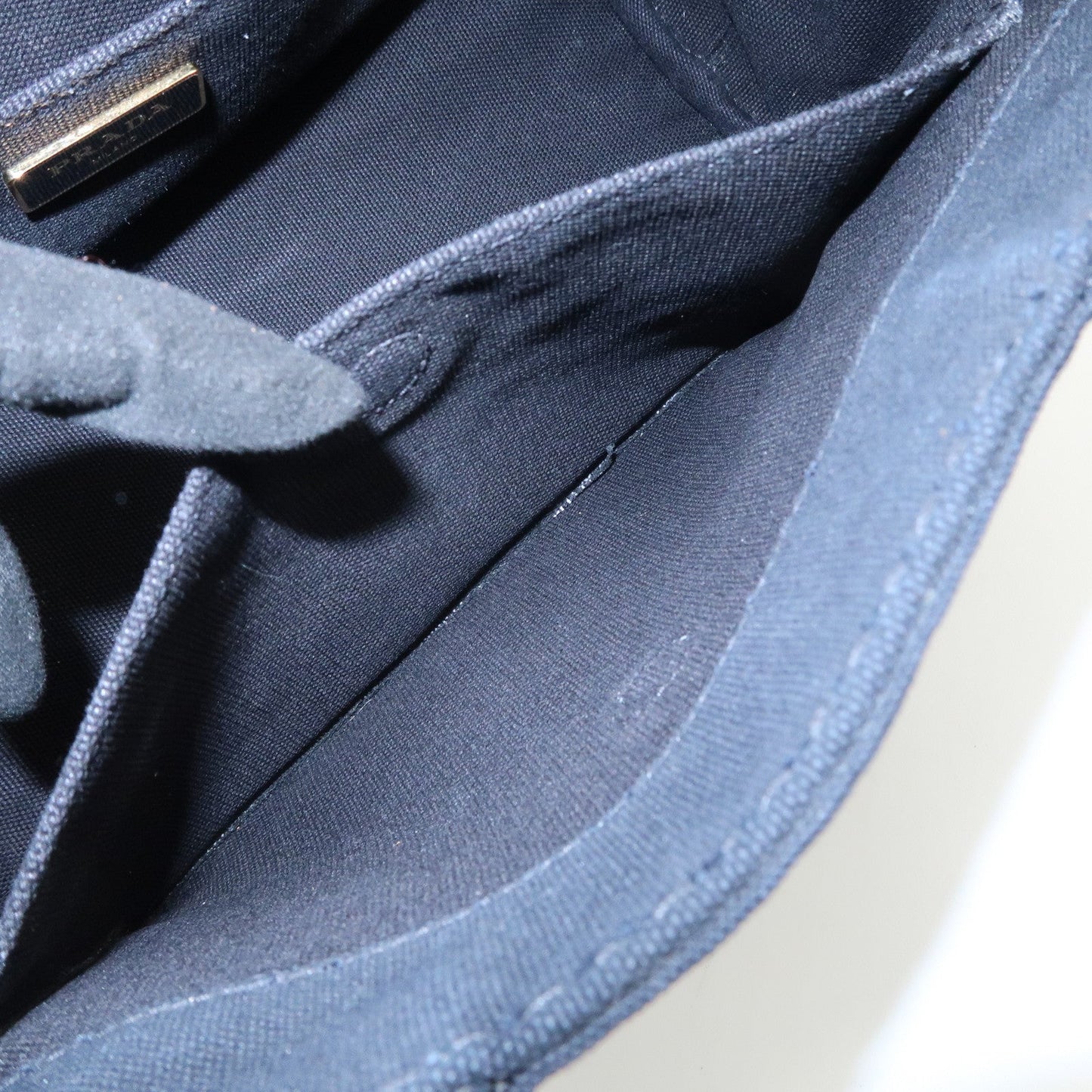 Prada Logo Canapa Mini Canvas 2Way Bag Hand Bag Shoulder Bag 1BG439【Pre-order】