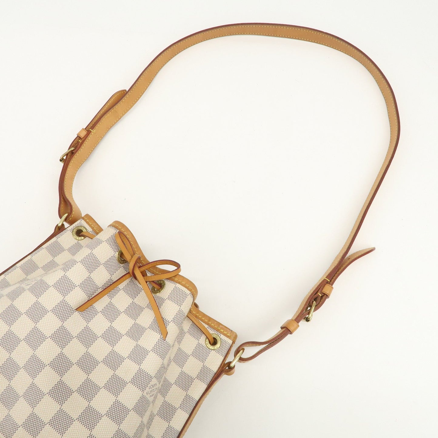 Louis Vuitton Damier Azur Canvas Leather Noe BB Shoulder Bag N41220【Pre-order】