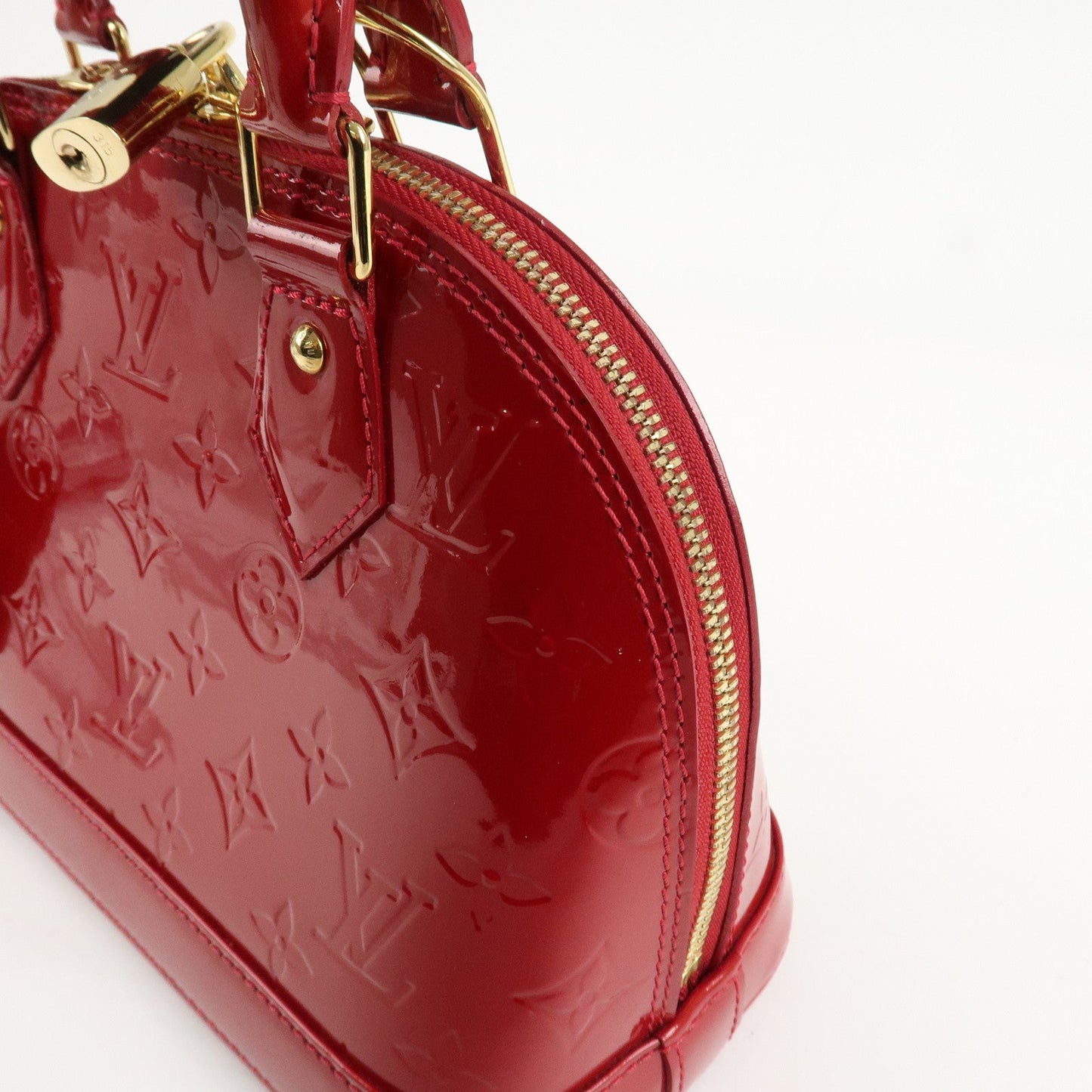 Louis Vuitton Monogram Vernis Alma BB 2Way Bag Red POMME D'AMOUR M91606【Pre-order】