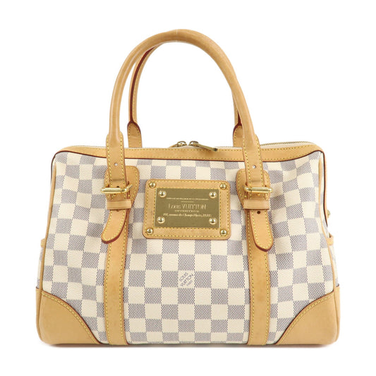 Louis Vuitton Damier Azur Leather Canvas Berkeley Hand Bag N52001【Pre-order】