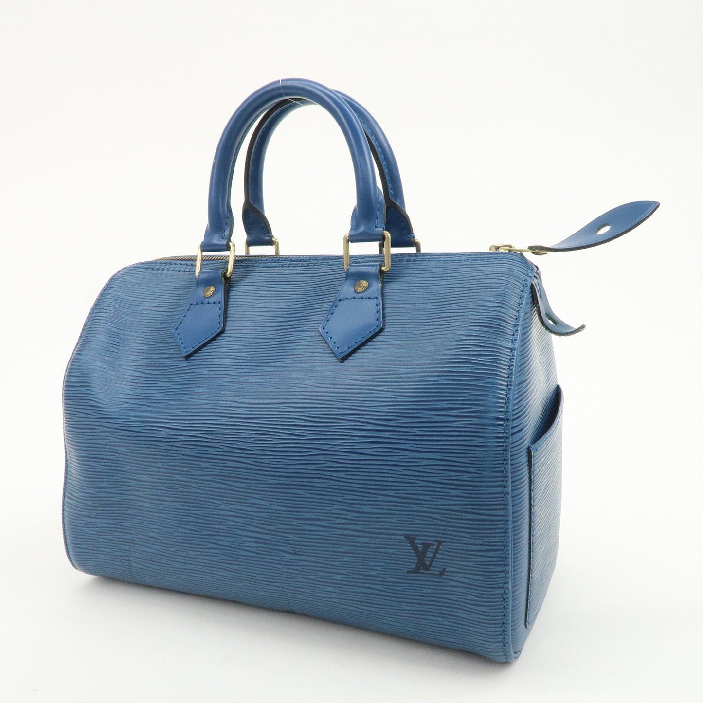 Louis Vuitton Epi Speedy 25 Hand Bag Boston Bag Toledo Blue M43015【Pre-order】
