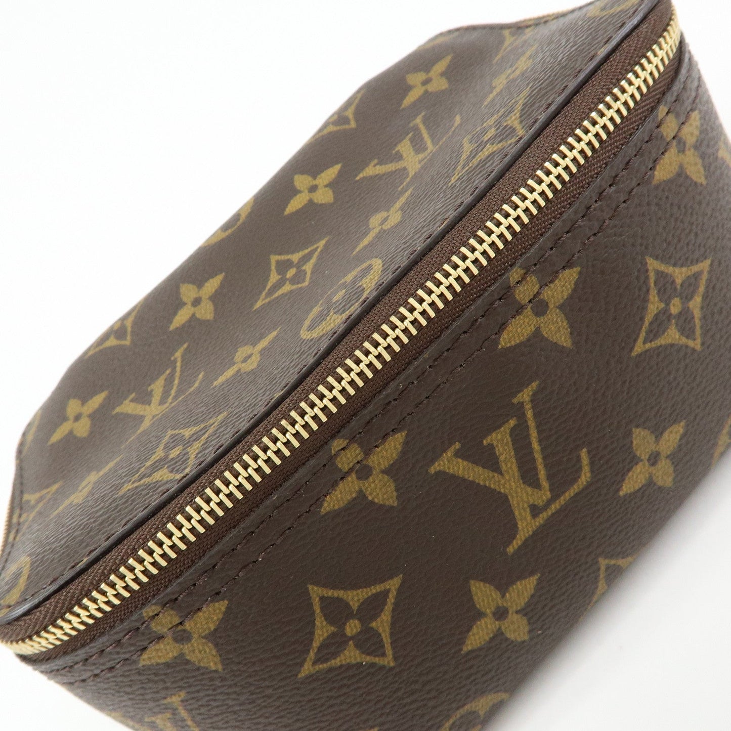 Louis Vuitton Monogram Cube de Rangement PM Pouch Brown M43688【Pre-order】