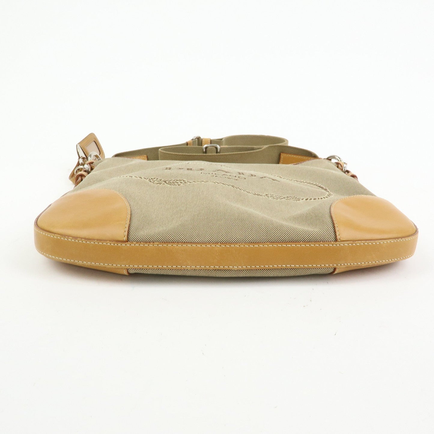 Prada Logo Jacquard Leather Shoulder Bag Crossbody Bag Camel BT0533【Pre-order】