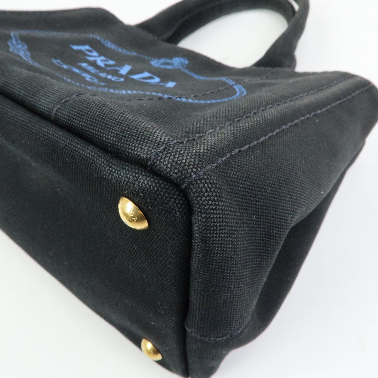 Prada Triangle Logo Canapa Mini Canvas 2Way Bag Hand Bag 1BG439【Pre-order】
