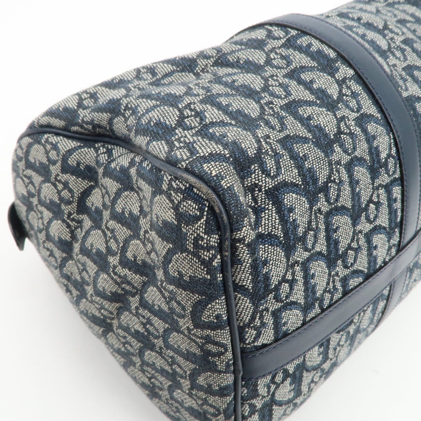 Christian Dior Trotter Jacquard Canvas Leather Boston Bag【Pre-order】