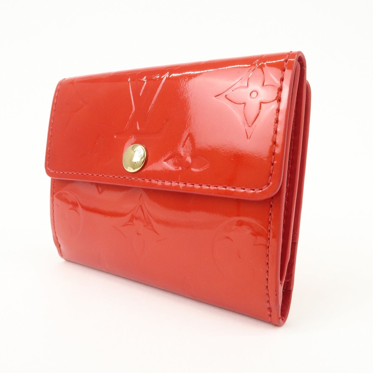 Louis Vuitton Monogram Vernis Ludlow Bi-fold Wallet Rouge M91090【Pre-order】