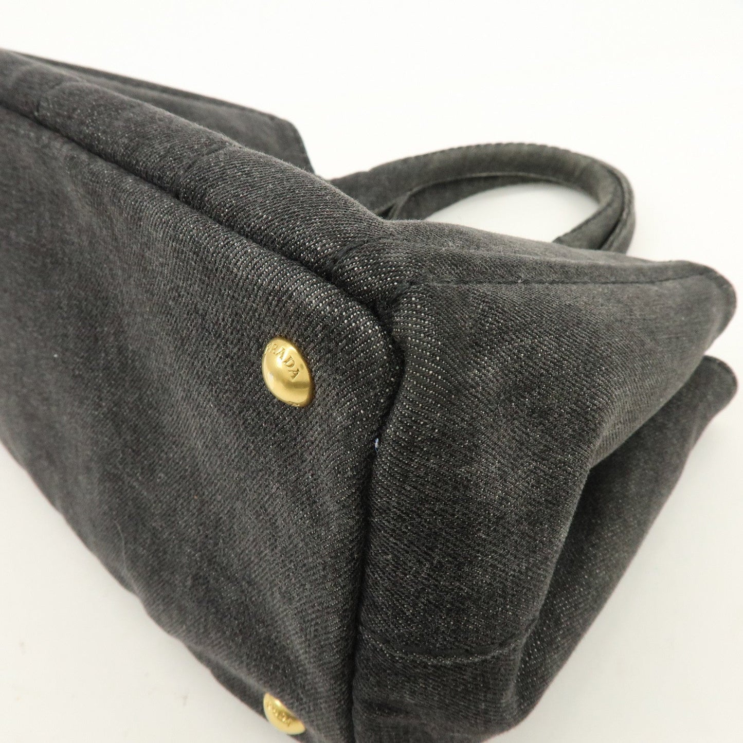 Prada Canapa Canvas 2Way Bag Hand Bag Shoulder Bag Black【Pre-order】