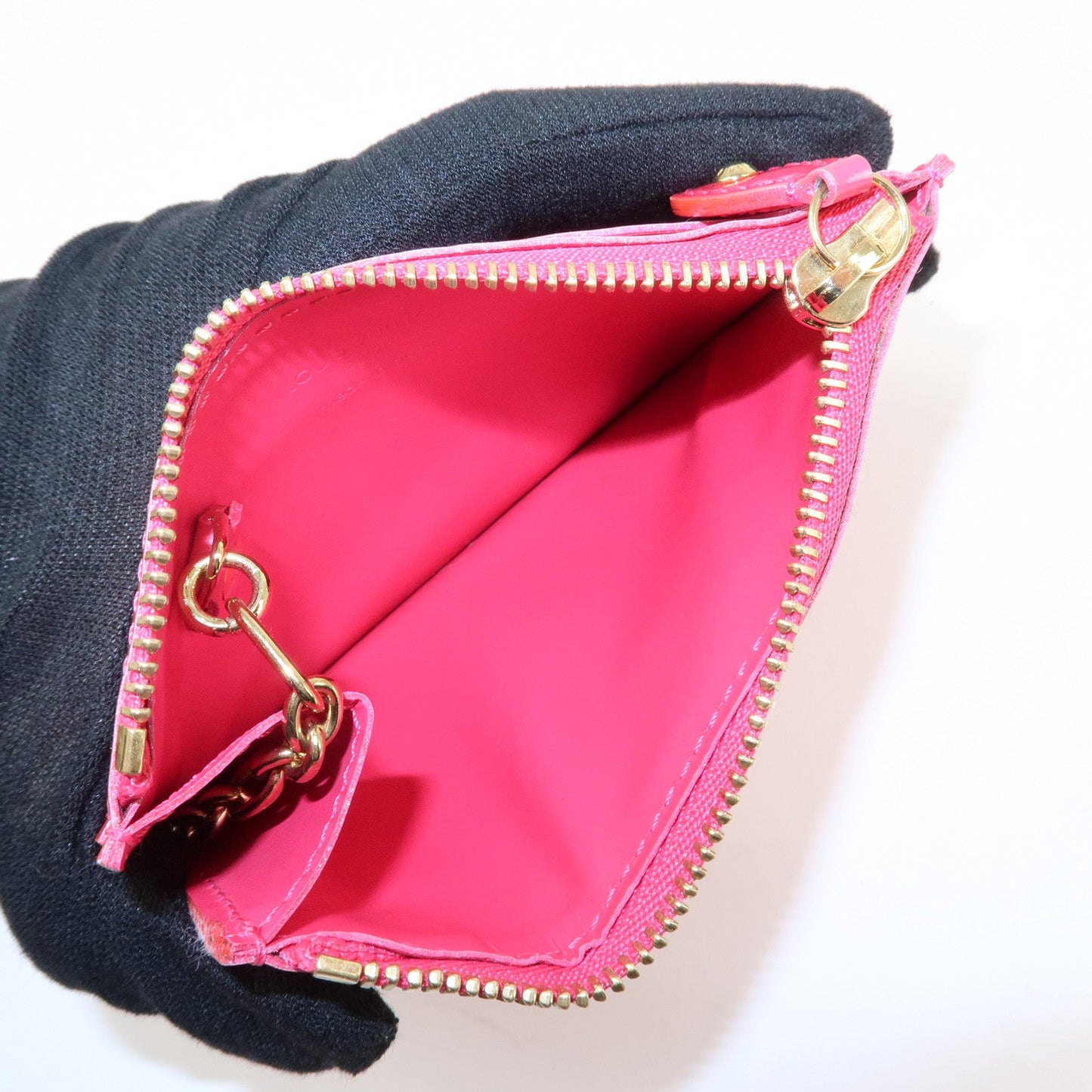Louis Vuitton Vernis Pochette Cles Coin Case NM Rose Pop M93637【Pre-order】