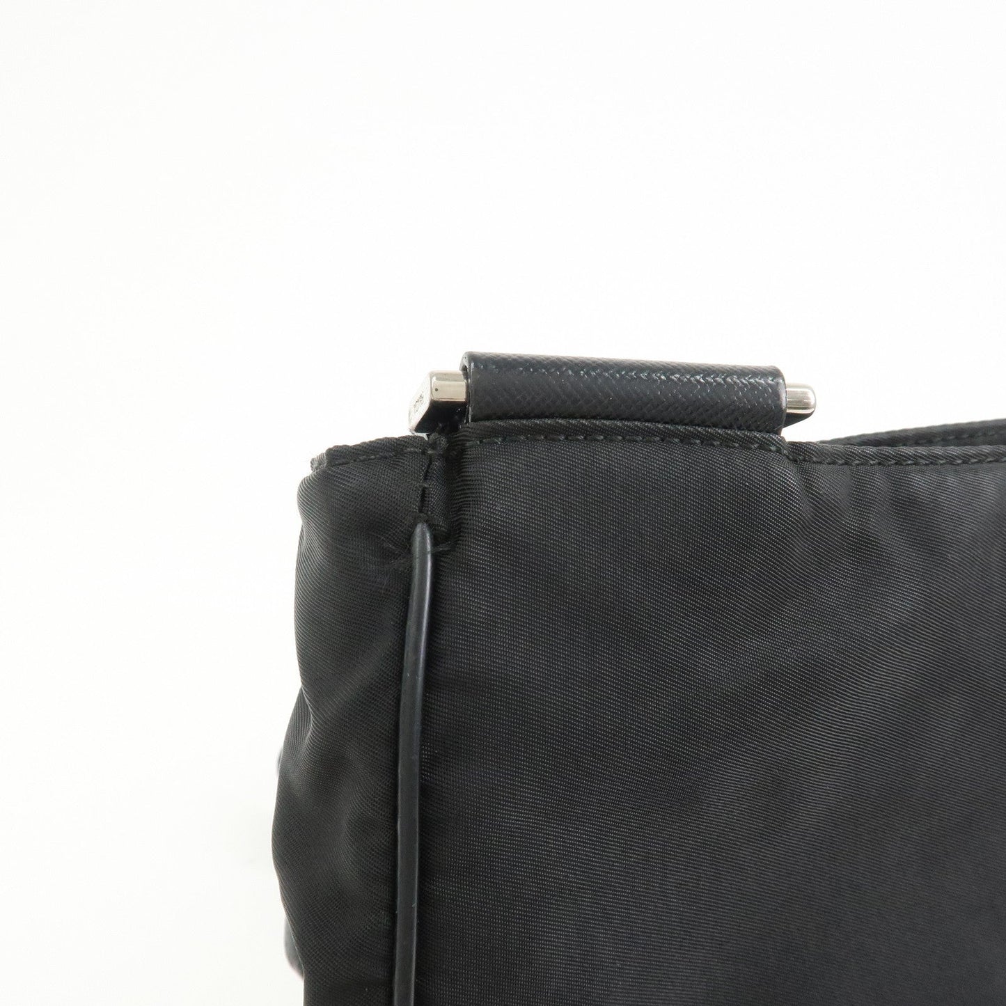 Prada Nylon Saffiano Leather Shoulder Bag Black VA0269【Pre-order】