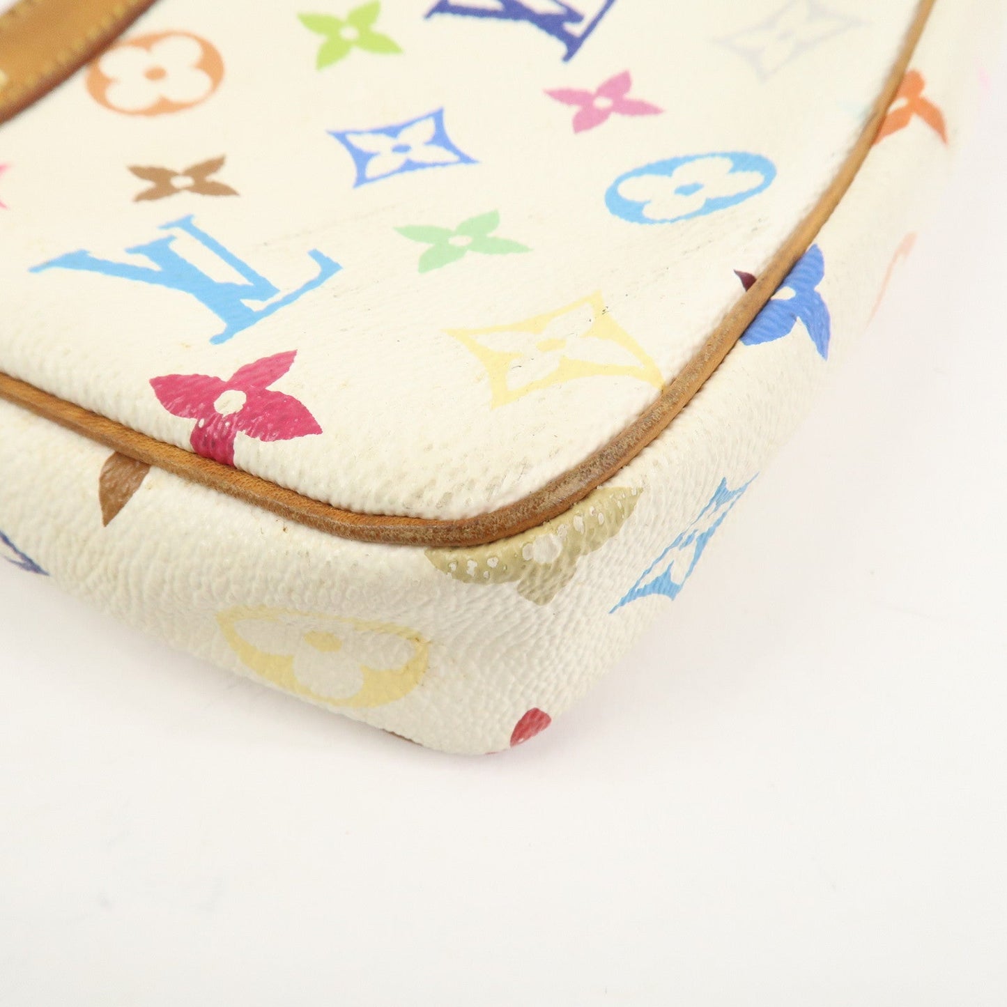 Louis Vuitton Monogram Multicolor Pochette Accessoires Blanc M92649【Pre-order】