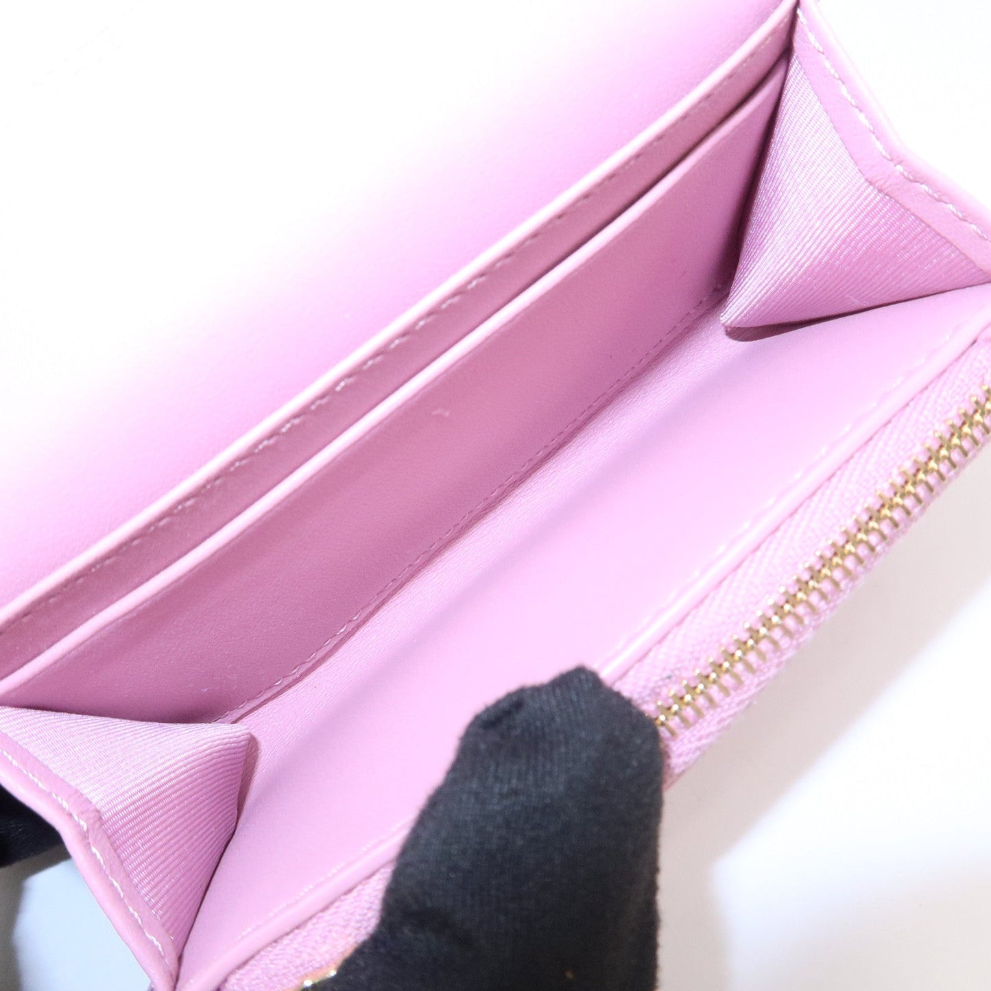 Christian Dior Cannage Logo Leather Bi-fold Compact Wallet【Pre-order】