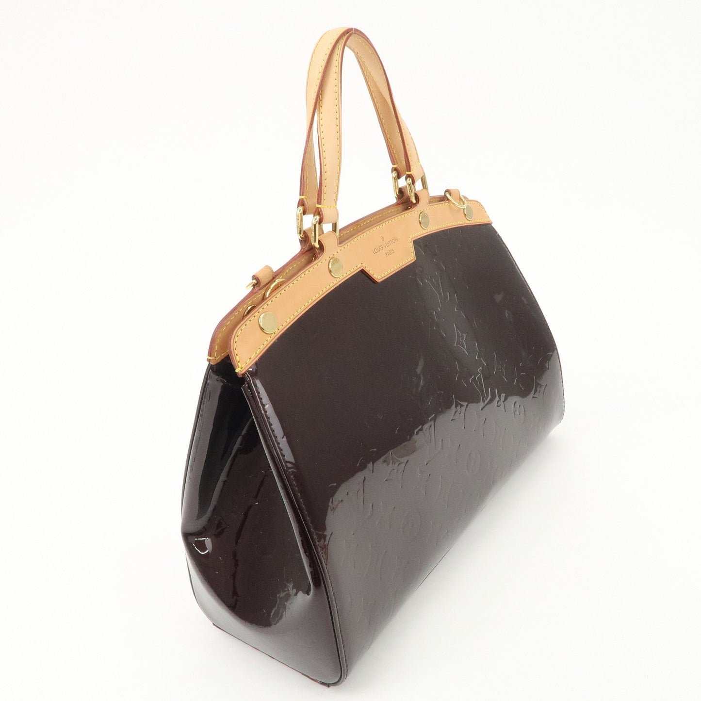 Louis Vuitton Vernis Brea MM 2Way Hand Bag Shoulder Bag Amarante M91619【Pre-order】
