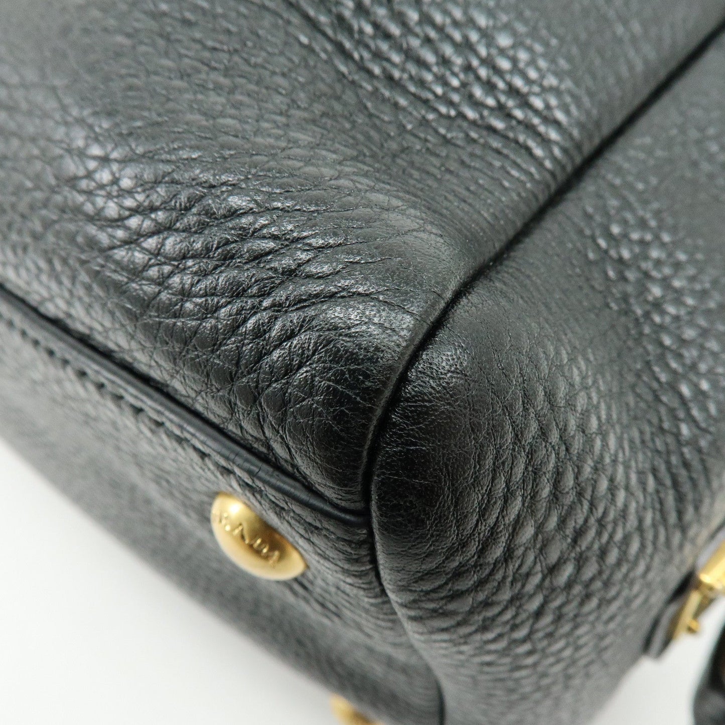 Prada Vitello Daino Leather Shoulder Bag Hand Bag Black B3091M【Pre-order】