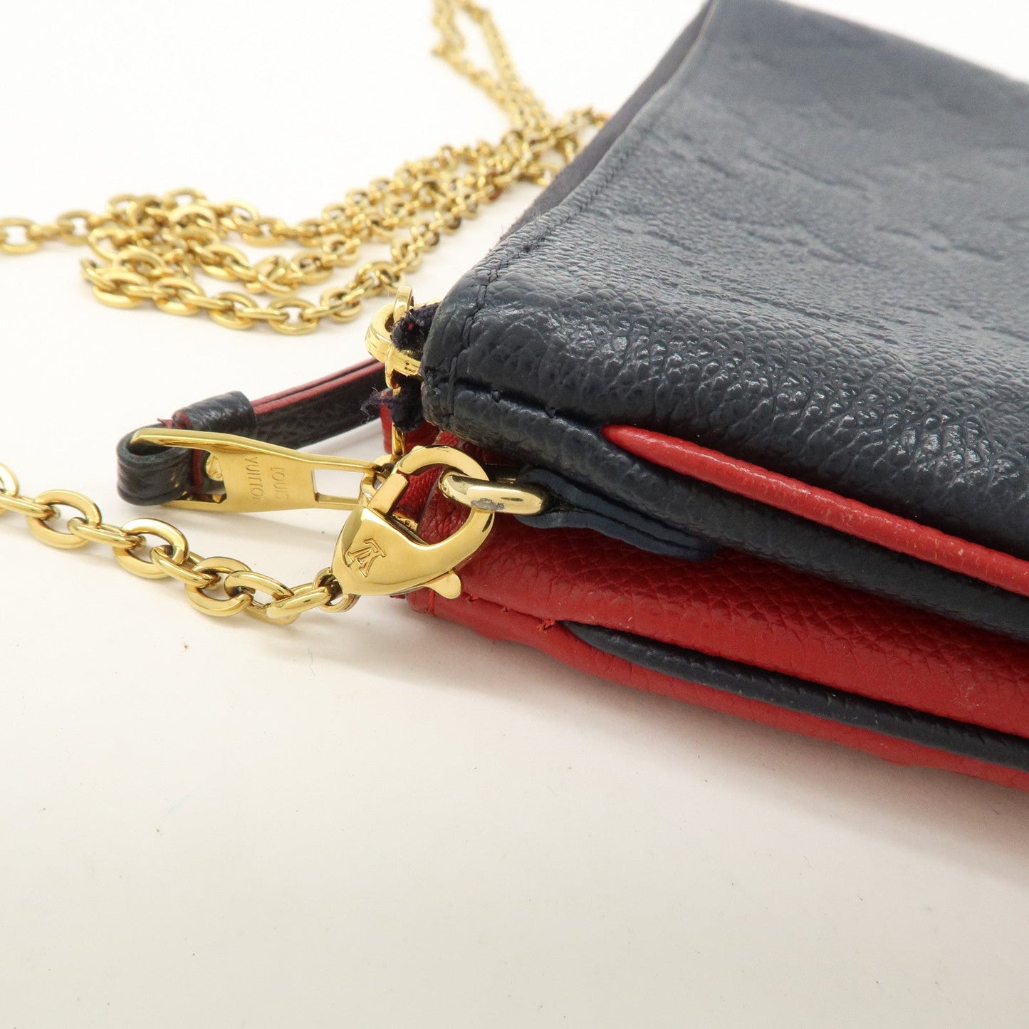 Louis Vuitton Monogram Empreinte Pochette Double Zip M63916 Used【Pre-order】