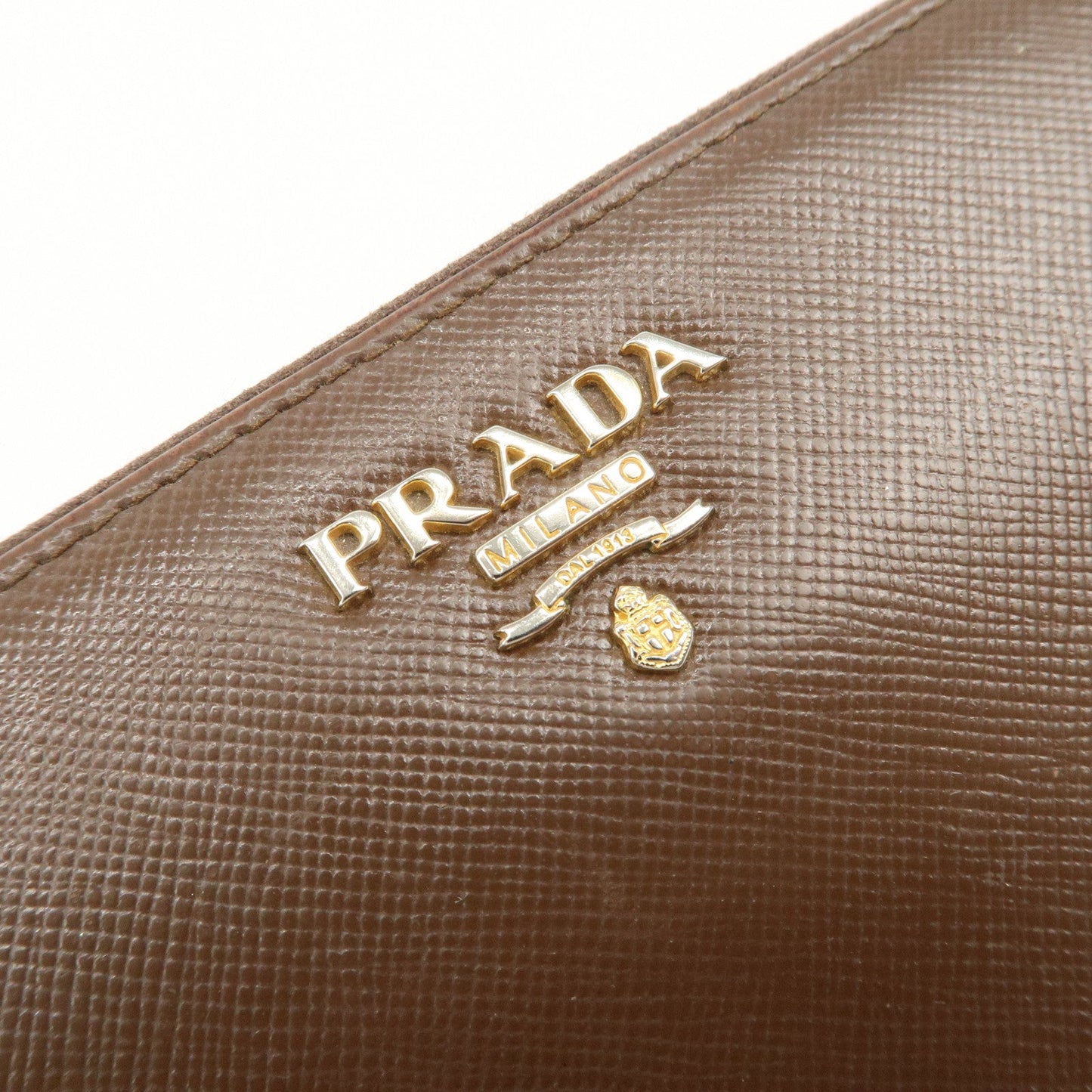 Prada Triangle Logo Saffiano Leather Round Zippy Wallet 1M0506【Pre-order】