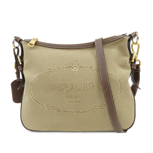 Prada Logo Jacguard Leather Shoulder Bag Crossbody Bag Brown【Pre-order】