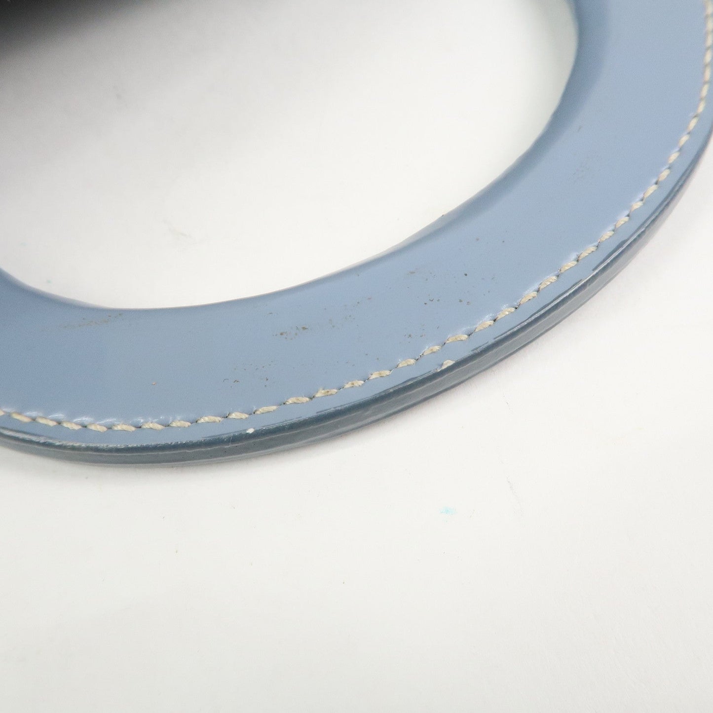 Prada Triangle Logo Nylon Leather Hand Bag Light Blue【Pre-order】