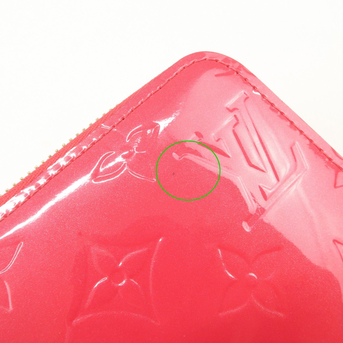 Louis Vuitton Monogram Vernis Round Zippy Wallet Hot Pink M93058【Pre-order】