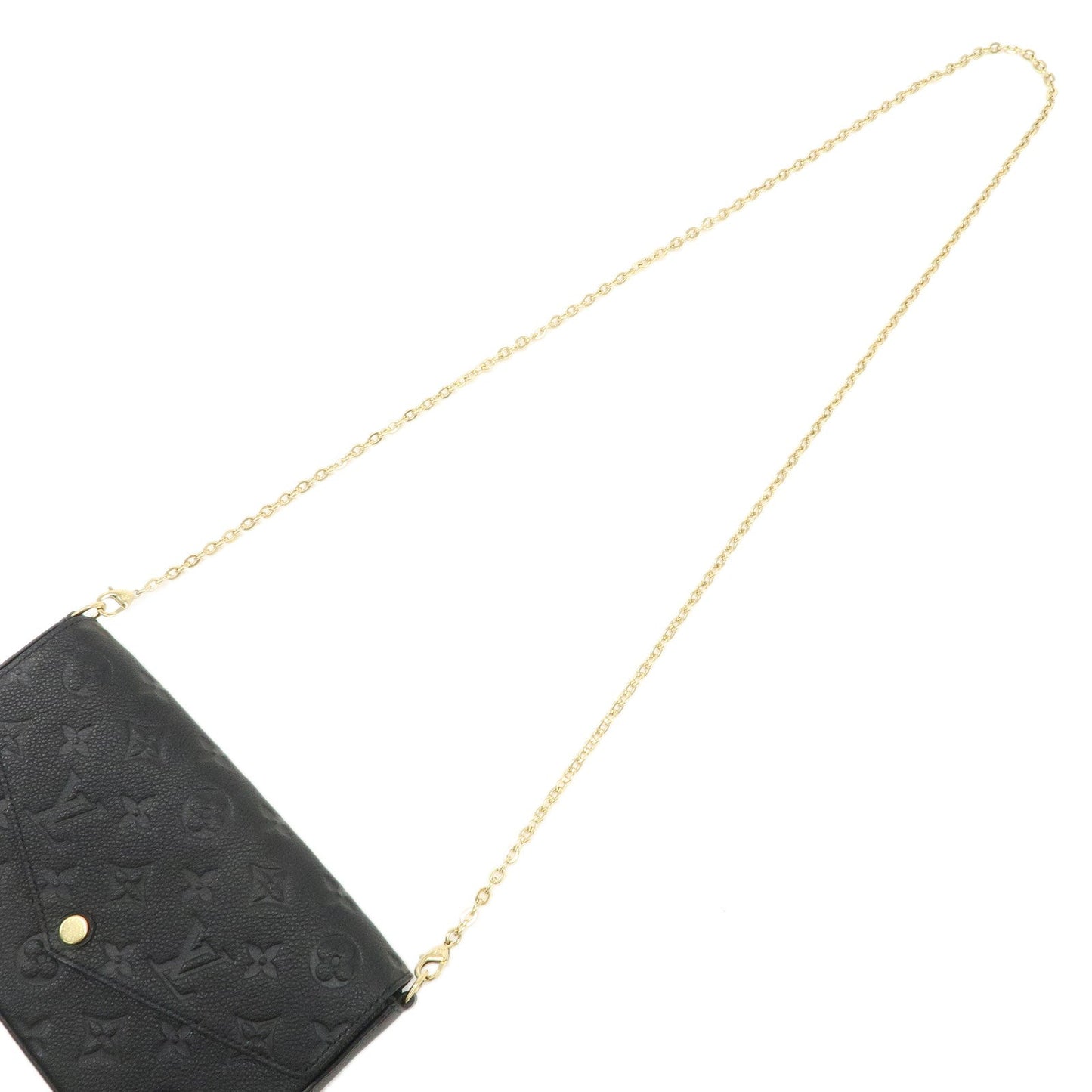 Louis Vuitton Monogram Empreinte Pochette Felicie Noir M82477【Pre-order】