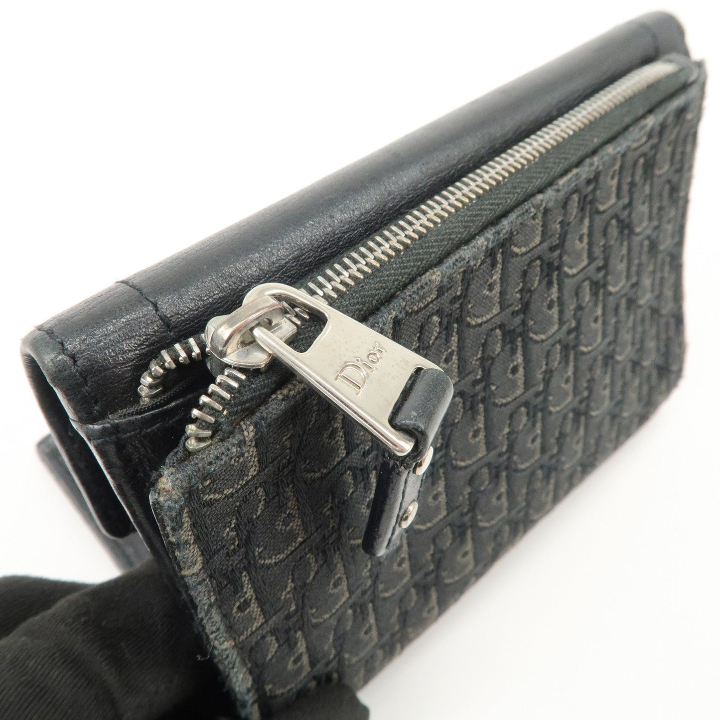 Christian Dior Trotter Leather Canvas Tri-Hold Wallet【Pre-order】