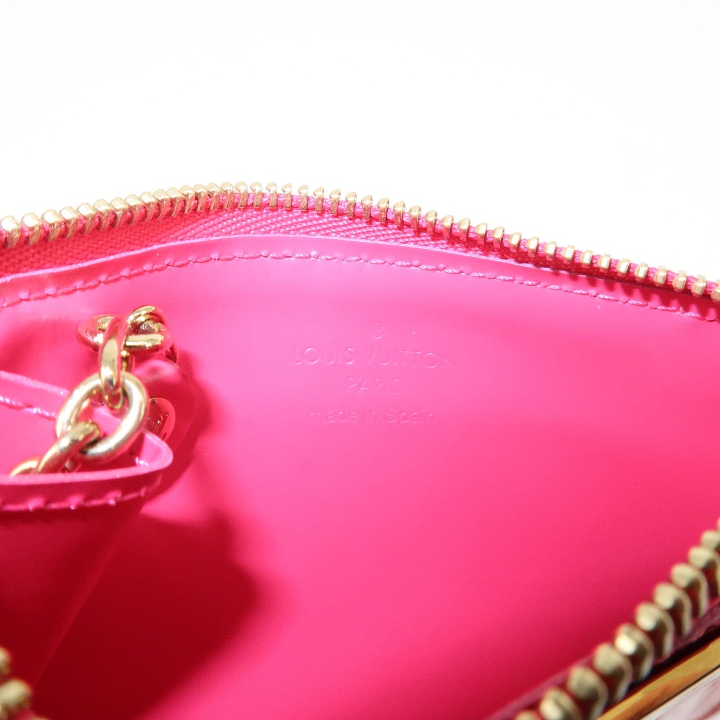 Louis Vuitton Vernis Pochette Cles Coin Case NM Rose Pop M93637【Pre-order】