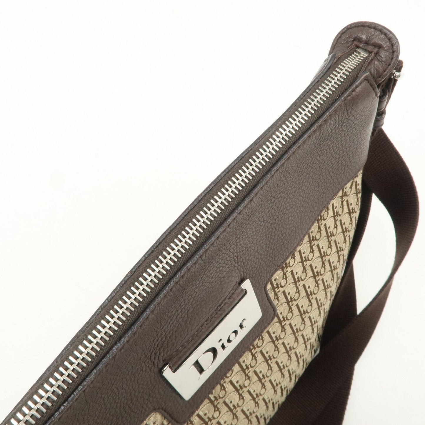 Christian Dior Street Chic Trotter Canvas Leather Shoulder Bag【Pre-order】