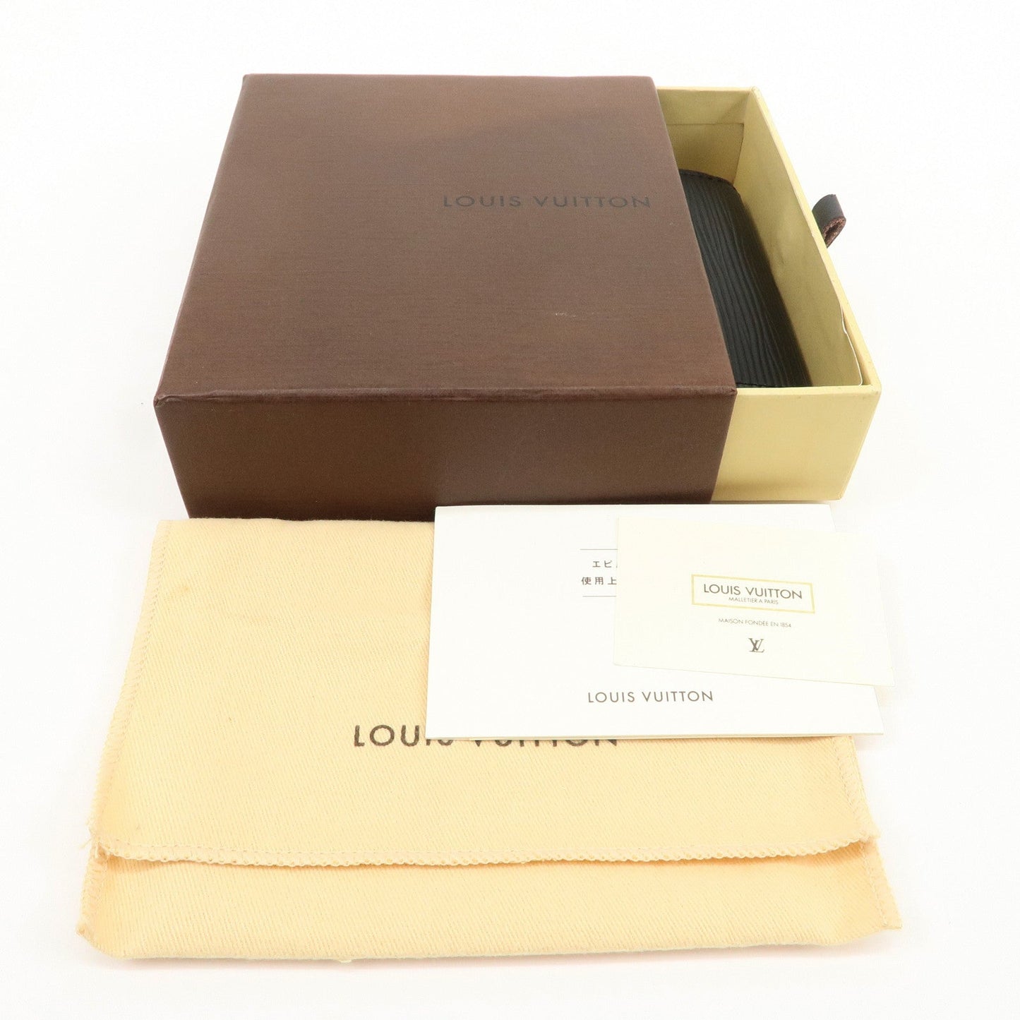 Louis Vuitton Epi Leather Ludlow Coin Case Card Case Noir M63302【Pre-order】