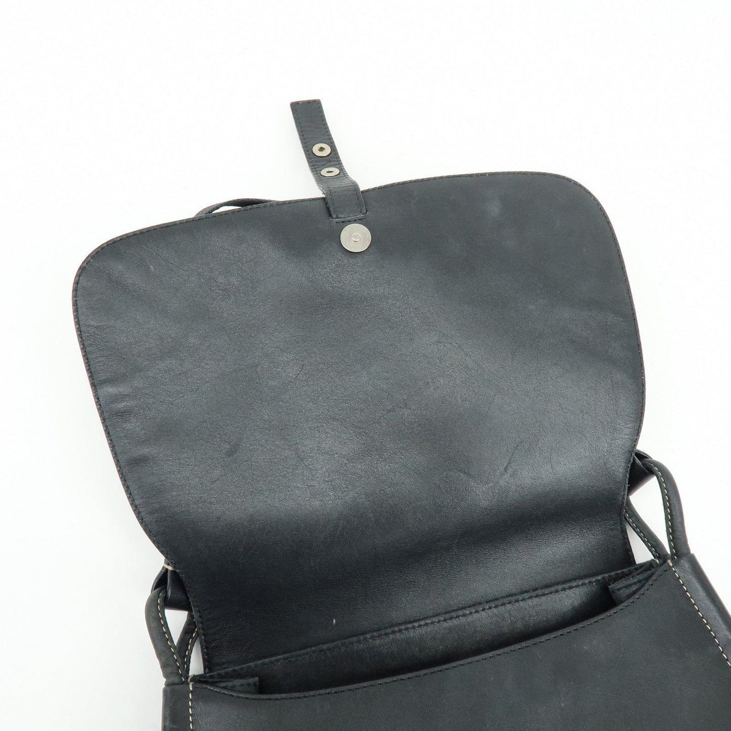 Prada Leather Shoulder Bag Hand Bag Black【Pre-order】