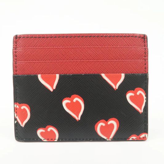 Prada Saffiano Leather Heart Card Case【Pre-order】
