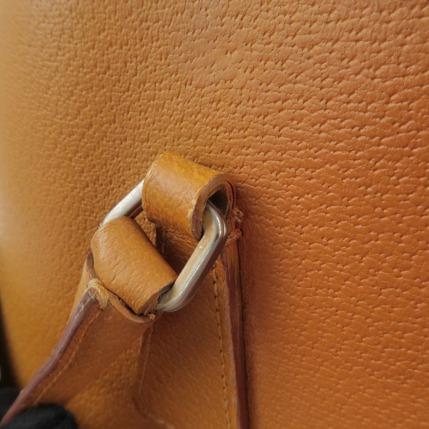 Prada Triangle Logo Leather Tote Bag Shoulder Bag Light Brown【Pre-order】