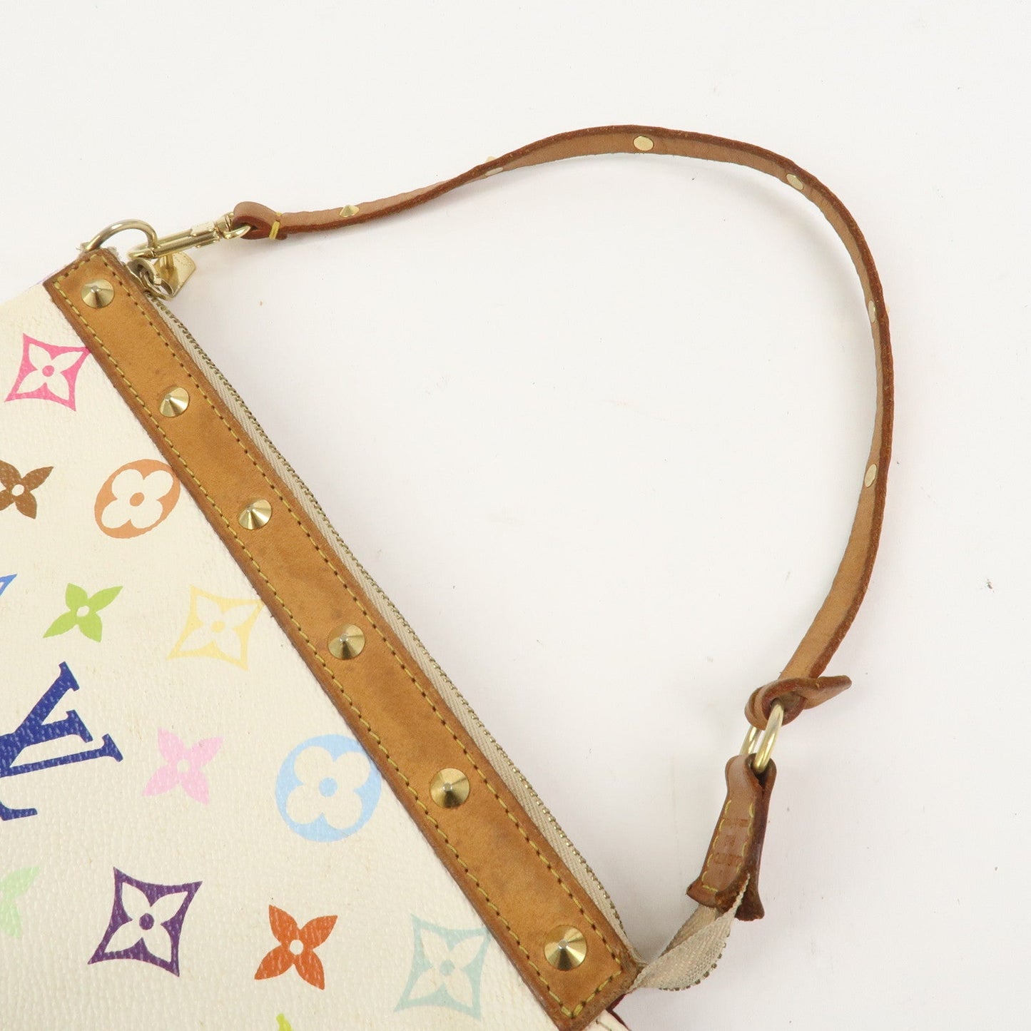 Louis Vuitton Monogram Multicolor Pochette Accessoires Blanc M92649【Pre-order】