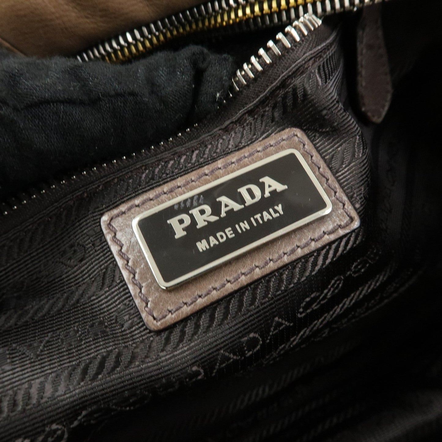Prada Logo Leather 2Way Bag Hand Bag Shoulder Bag Brown BL0472【Pre-order】