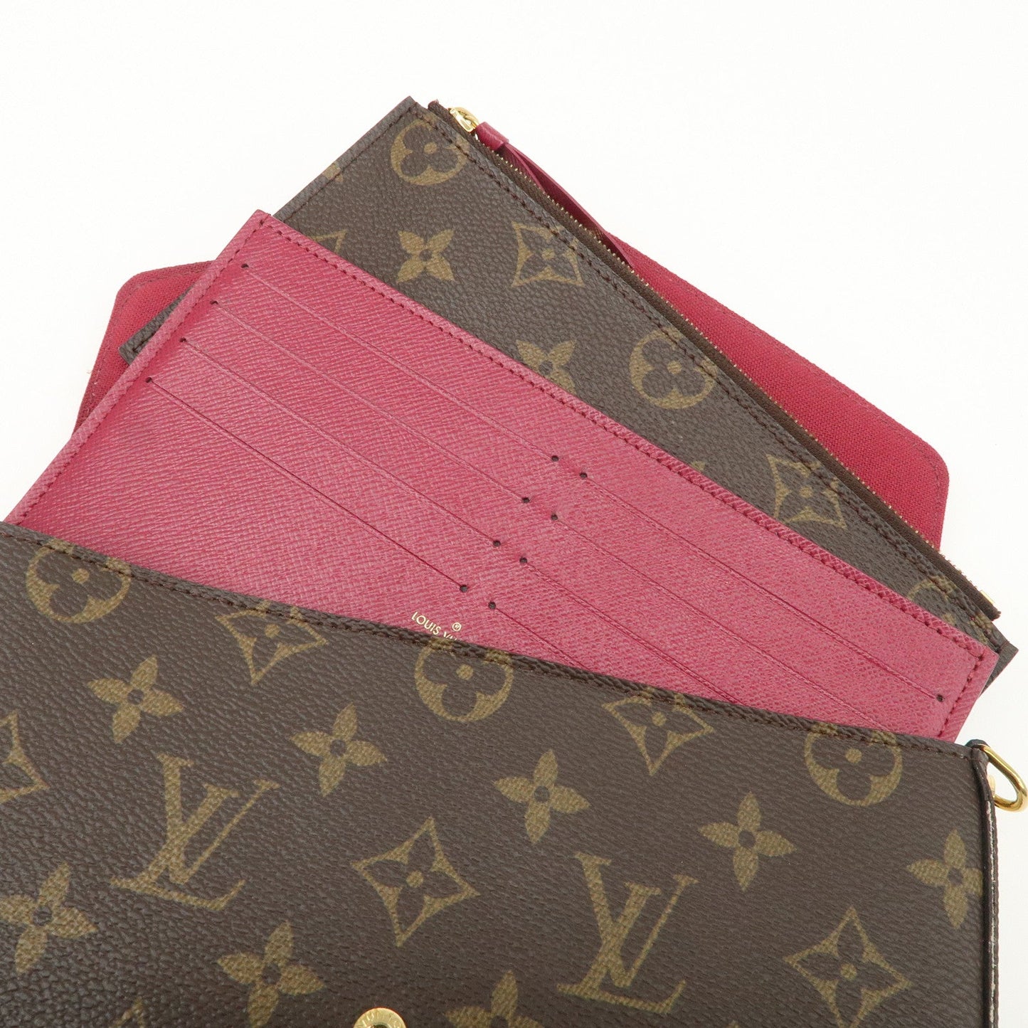 Louis Vuitton Monogram Pochette Felicie Shoulder Bag Brown M61276【Pre-order】