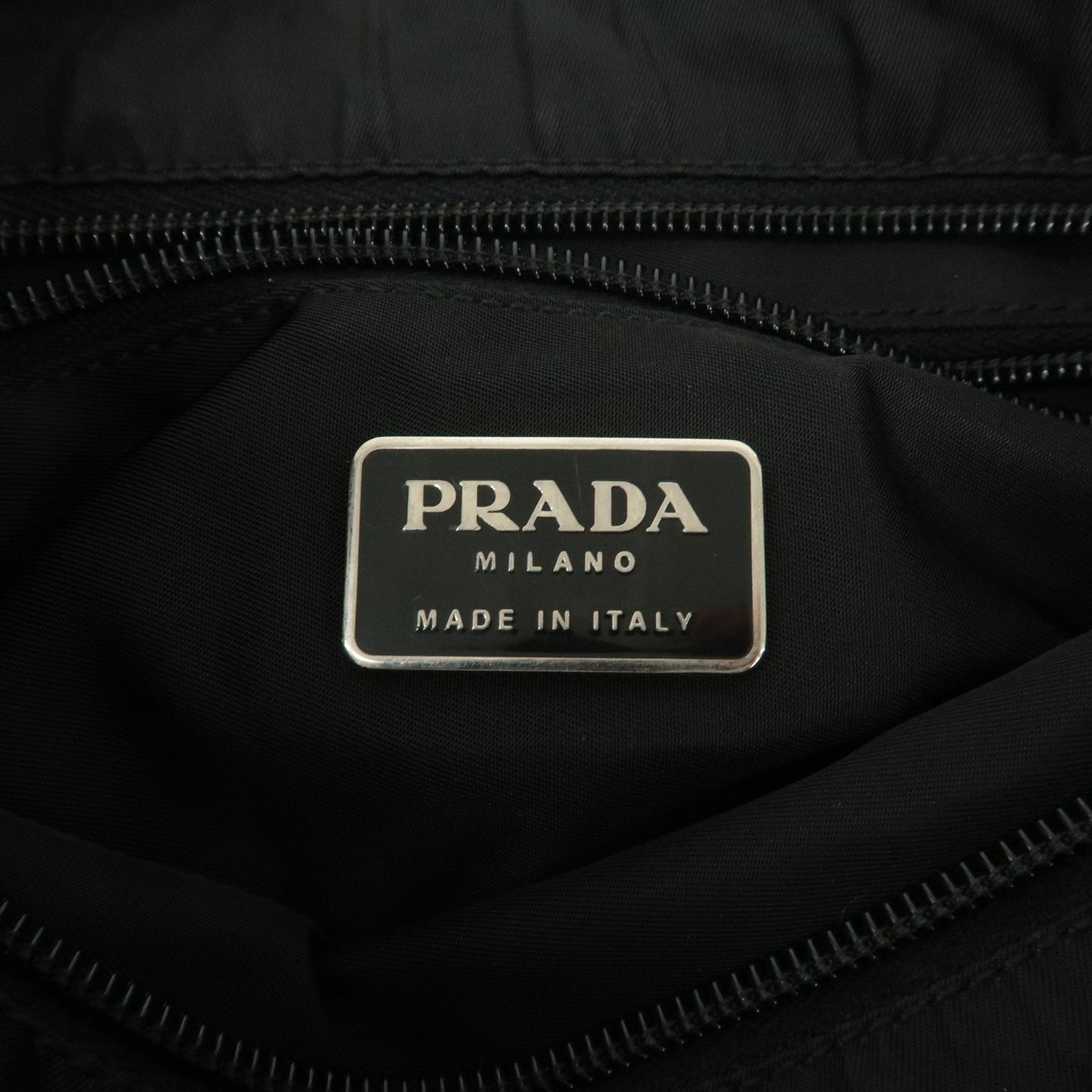 Prada Triangle Logo Nylon Leather Shoulder Bag Crossbody Bag Black【Pre-order】