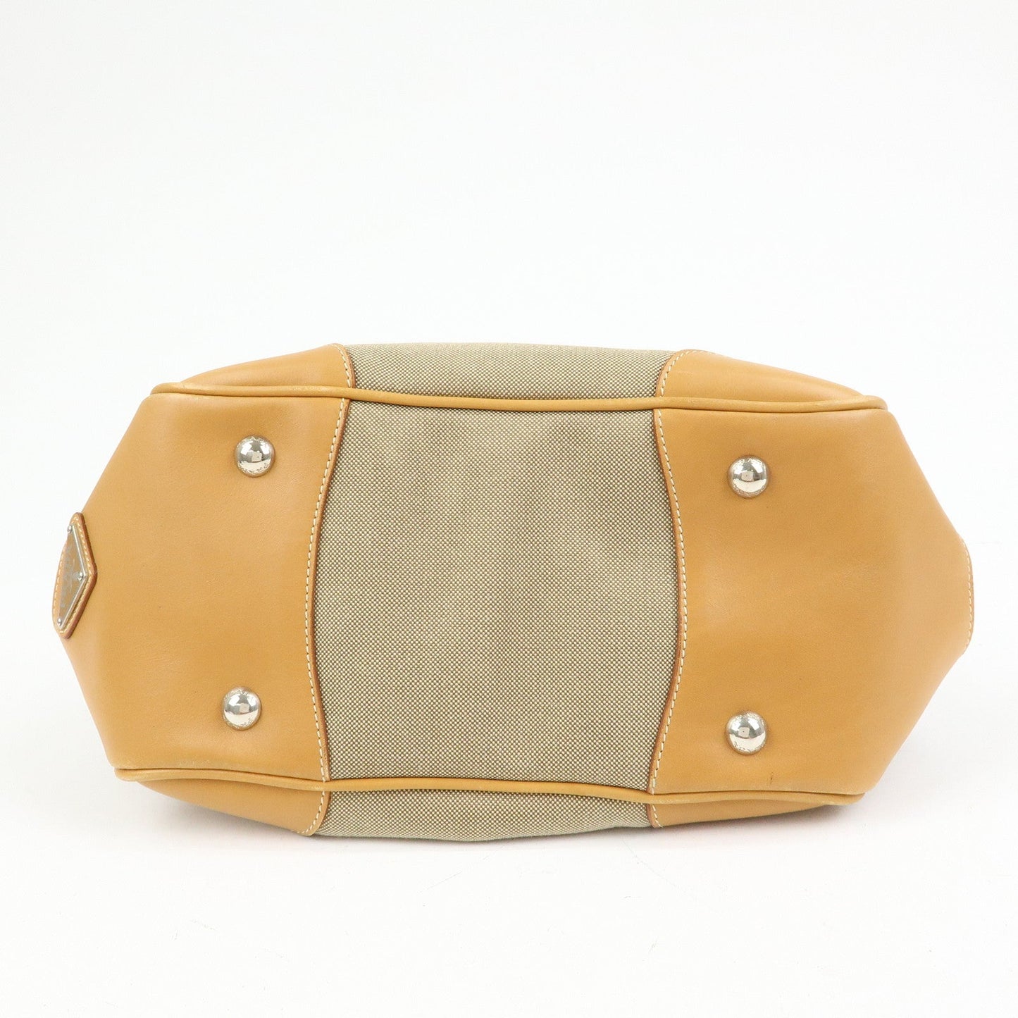Prada Logo Jacquard Leather Shoulder Bag Light Brown BR3481【Pre-order】