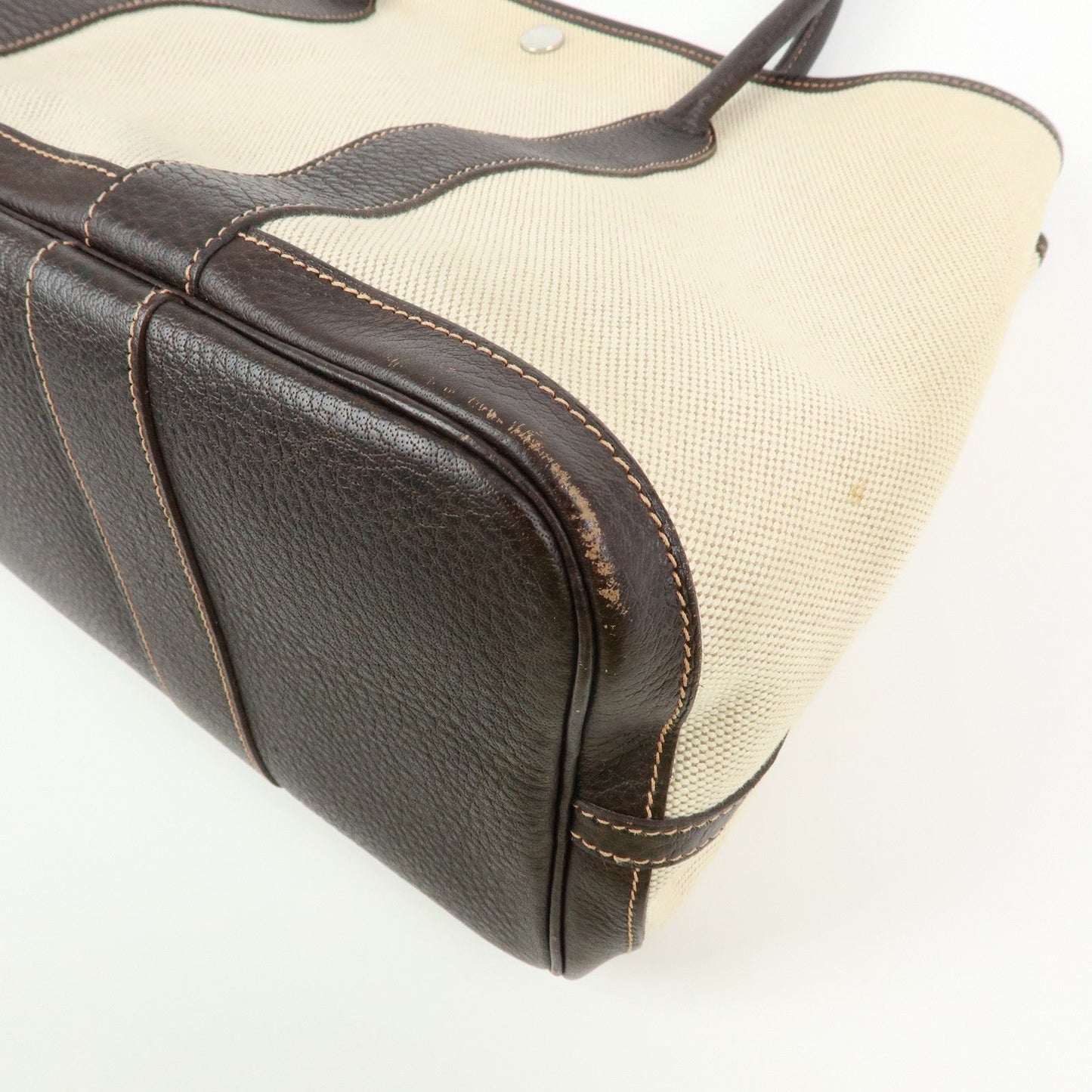 Hermes Garden Party PM Toile Ash Leather I Stamped Tote Bag【Pre-order】