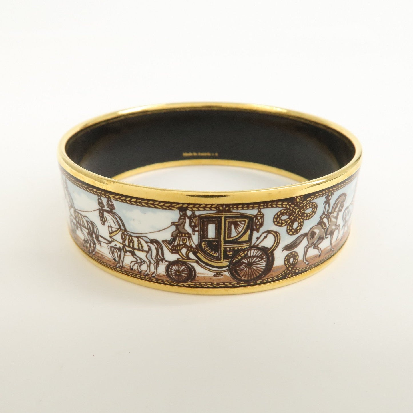Hermes Email GM Gold Plated Bangle Bracelet【Pre-order】