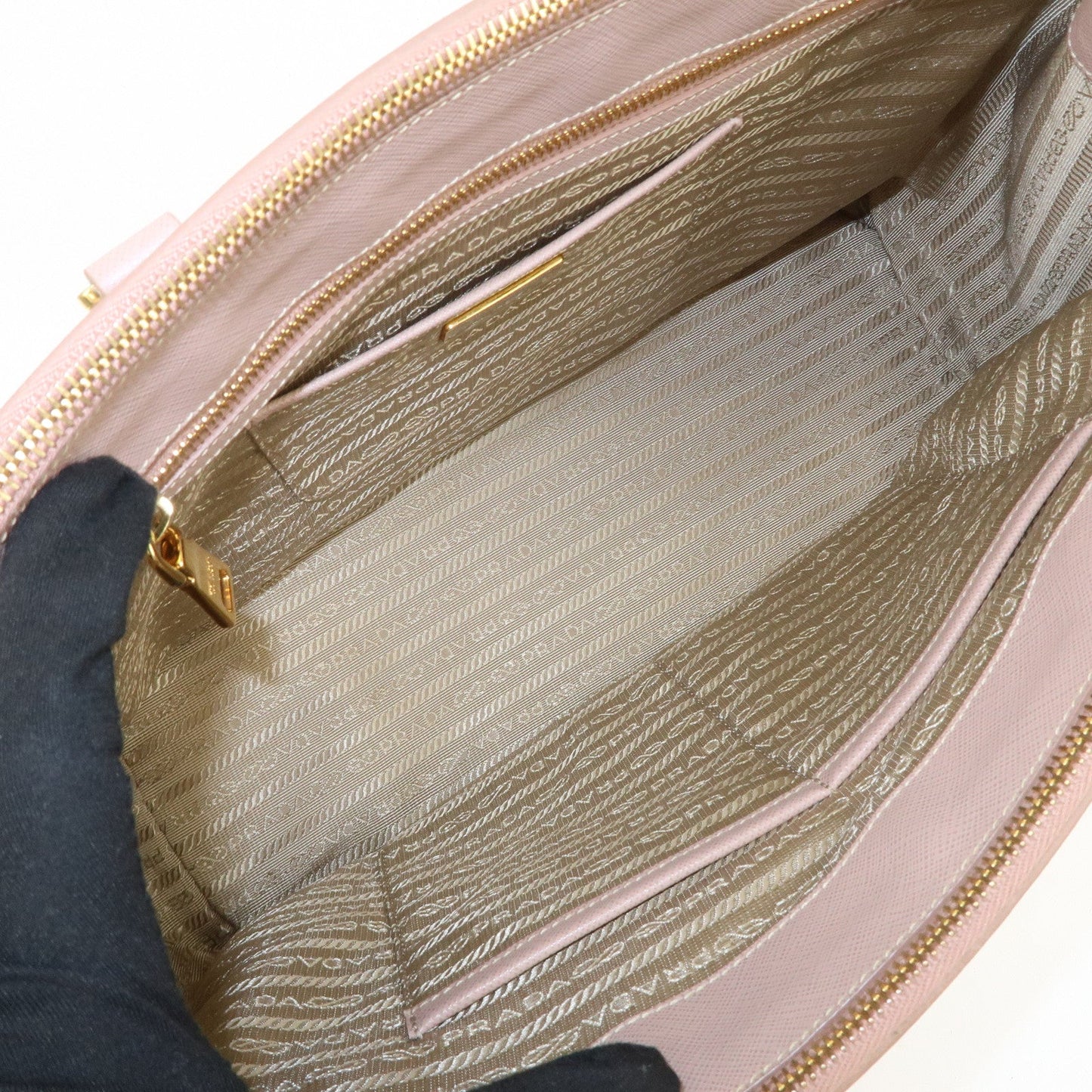 Prada Triangle Logo Galleria 2Way Bag Shoulder Bag Pink BN2274【Pre-order】
