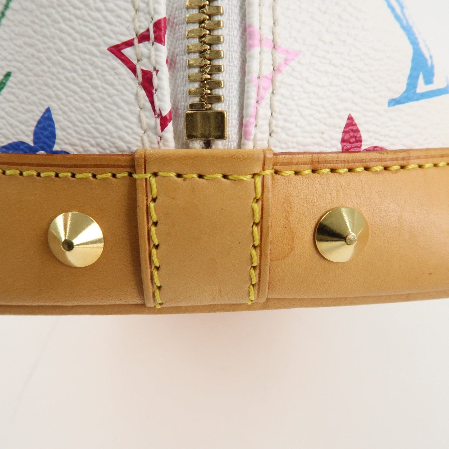 Louis Vuitton Monogram Multicolor Alma Hand Bag Blanc M92647【Pre-order】