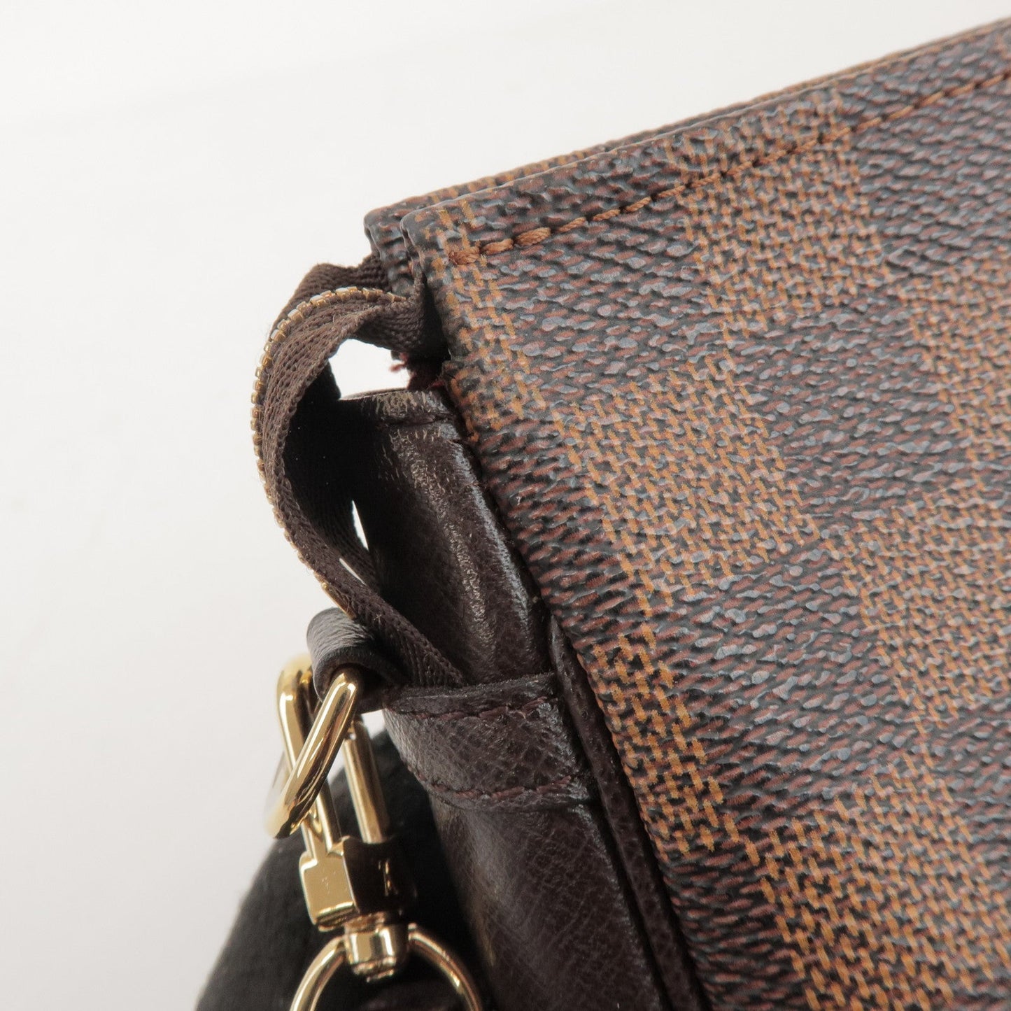 Louis Vuitton Damier Trousse Makeup Accessory Pouch Brown N51982【Pre-order】
