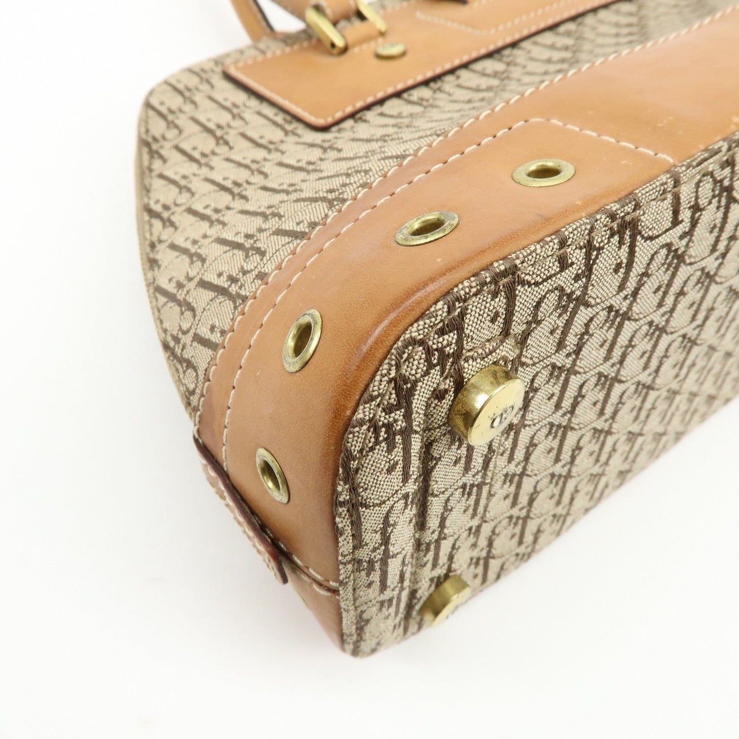 Christian Dior Trotter Street Chic Jacquard Canvas Leather Hand Bag【Pre-order】