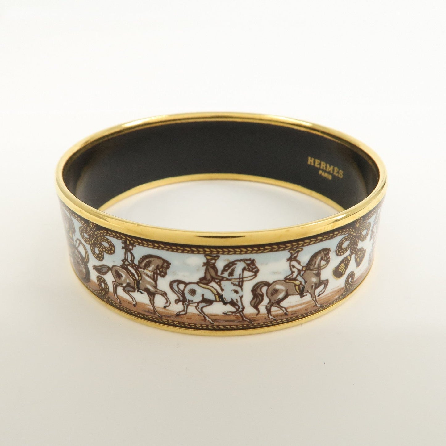 Hermes Email GM Gold Plated Bangle Bracelet【Pre-order】