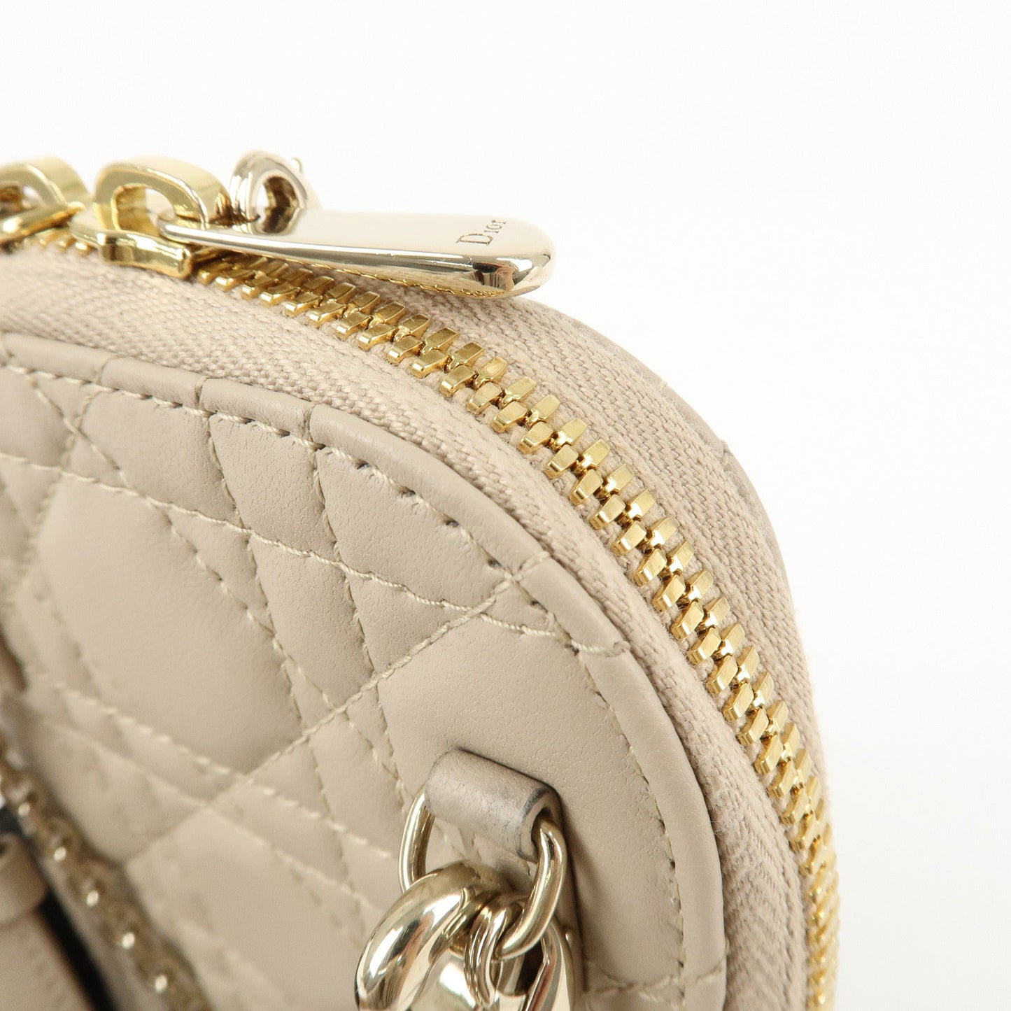 Christian Dior Lady Dior Call'in Dior Cannage Lamb Skin Phone Holder【Pre-order】