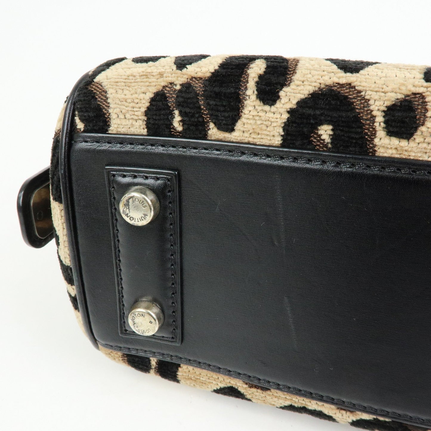Louis Vuitton Jacquard Canvas Leather Leopard Baby Hand Bag M94257【Pre-order】
