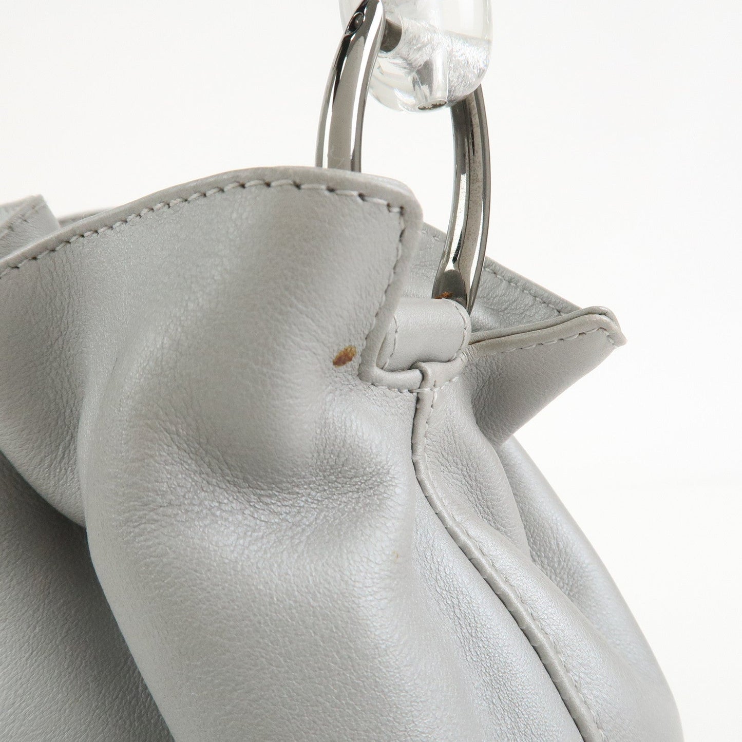 Christian Dior Maris Pearl Leather Hand Bag【Pre-order】