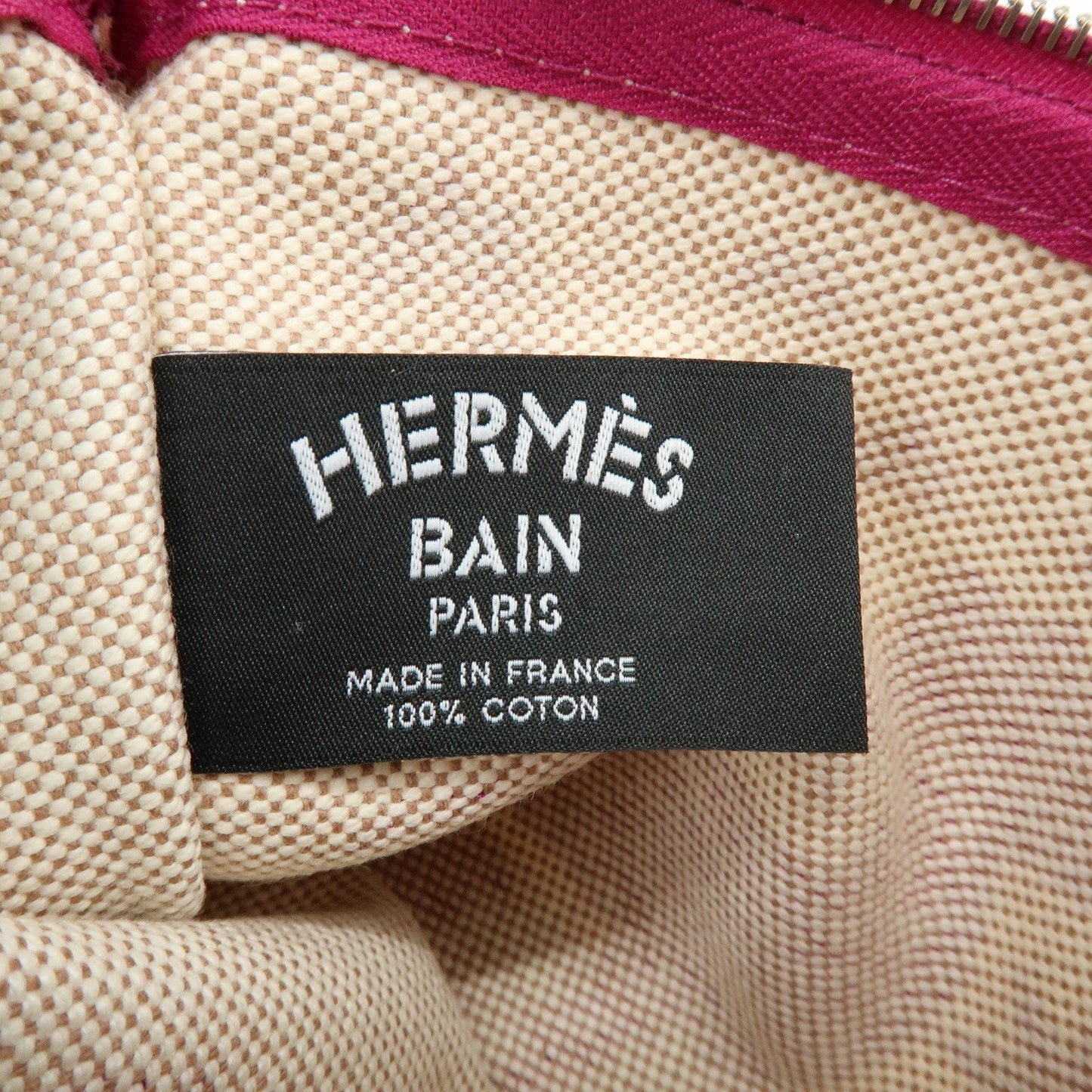Hermes New Yachting PM Canvas Leather Flat Pouch【Pre-order】