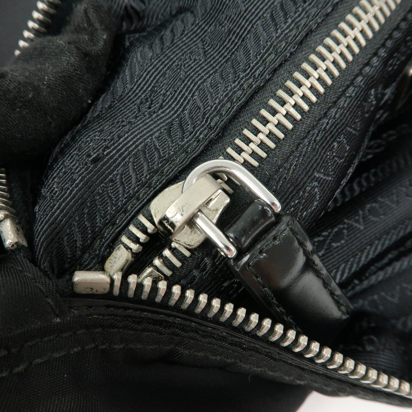 Prada Triangle Logo Nylon Shoulder Bag Crossbody Bag Black BT0715【Pre-order】