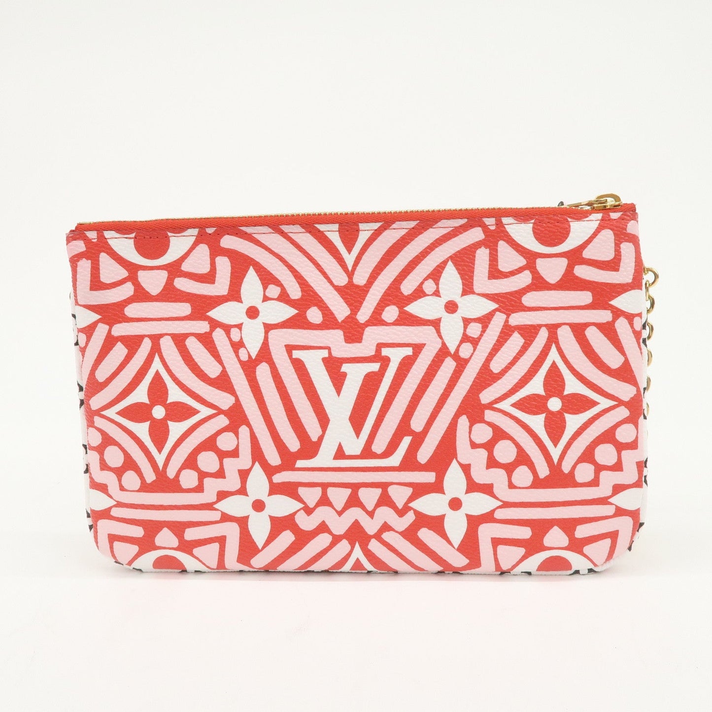Louis Vuitton Monogram LV Crafty Pochette Double Zip Bag Red M69488【Pre-order】