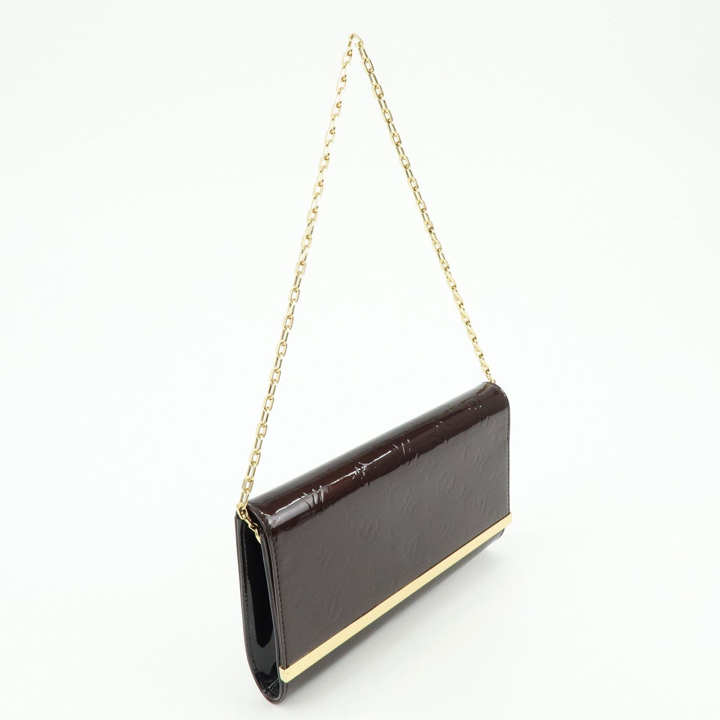 Louis Vuitton Monogram Vernis Clutch Ana Clutch Bag Amarante M90093【Pre-order】
